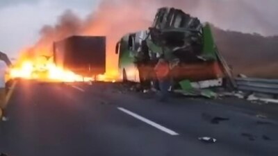 El accidente ocasionó el cierre a la circulación
