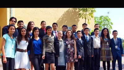 Los participantes del concurso juvenil de debate político en Michoacán