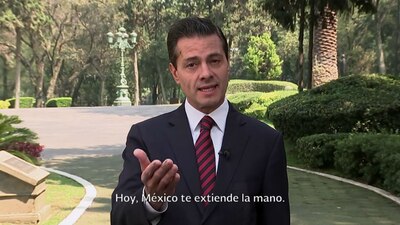 El titular del Ejecutivo dijo que su gobierno brindará protección a los migrantes que cumplan con las leyes