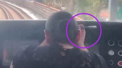 El Metro explicó que debido al pilotaje automático, no se corrió riesgo por la acción de la operadora