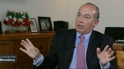 El expresidente Felipe Calderón ha dicho que no es alcohólico