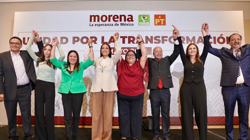 Morena, PT y Verde refrendan alianza rumbo a las elecciones del 2027