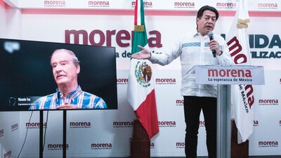 El dirigente de Morena pidió que no silencien al vocero de la derecha