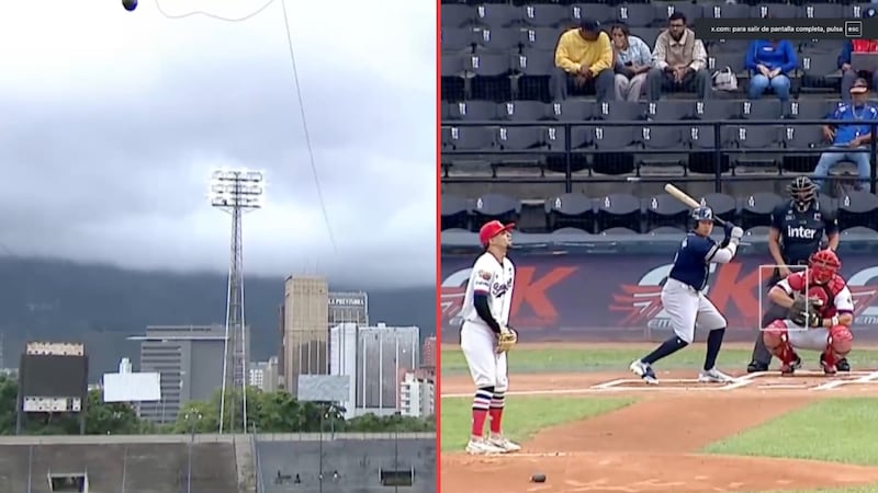 VIDEO: Captan momento en que terremotos de Venezuela interrumpen partido de beisbol