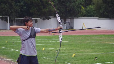 Carlos siempre quiso ser arquero y entrenaba en el CNAR de la Conade