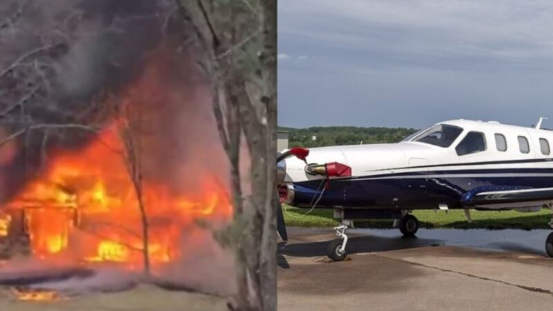 Avioneta se estrella contra una vivienda y provoca incendio en bosque de Minnesota