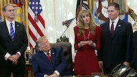 “¿Parece un robot?“: Aspecto de Susan Dell, en encuentro con Trump, desata controversia en redes
