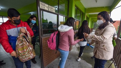 Se informó que los nuevos casos de contagios fueron en colegios particulares