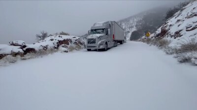 Las nevadas son consecuencias de la combinación del frente frío número 33