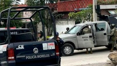 A la zona llegaron elementos de la Marina y de la Policía Estatal