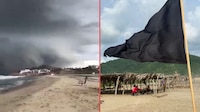 Huracán ‘Polo’: ¿qué significa la bandera negra que pondrán en playas de Colima?