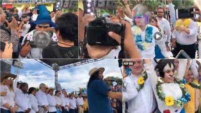 Oaxaca recibió al candidato presidencial del Frente y así se su puso la transmisión