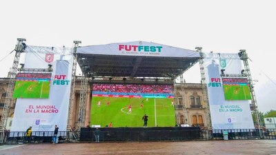 Los gobiernos estatales decidieron colocar macropantallas para los aficionados