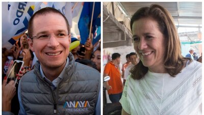 Ricardo Anaya y Margarita Zavala candidatos presidenciables con raíces panistas