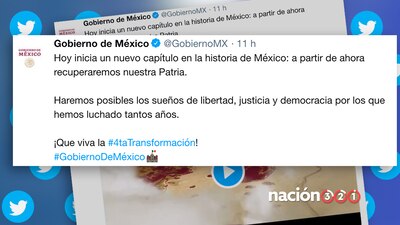 Así fueron los primeros mensajes del nuevo gobierno