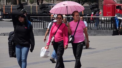 Según el pronóstico, estas temperaturas se sentirán entre las 14:00 y las 17:00 horas