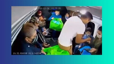 Un hombre asaltó una combi en el Edomex sin importar que hubiese niños presentes