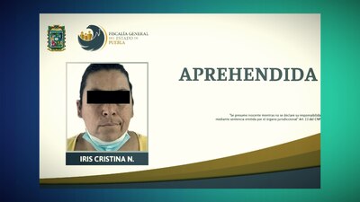 La mujer es acusada por su presunta implicación en la muerte de la gobernadora de Puebla, Martha Erika Alonso