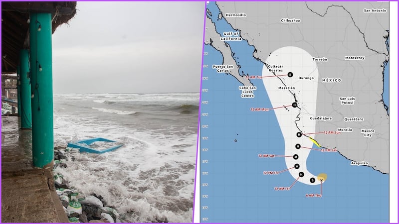 Tormenta Tropical ‘Simón’ amenaza con lluvias torrenciales, deslaves e inundaciones en el Pacífico mexicano