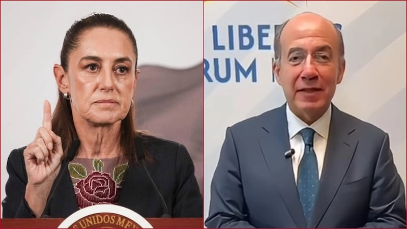 “Si habla de democracia, sería una joya”: Sheinbaum ironiza sobre participación de Calderón en foro