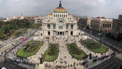El Palacio de Bellas Artes fue sede de un concierto de opera organizado, supuestamente, por un líder religioso