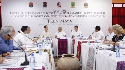 El Tren Maya es uno de los 25 proyectos prioritarios para la futura administración de AMLO