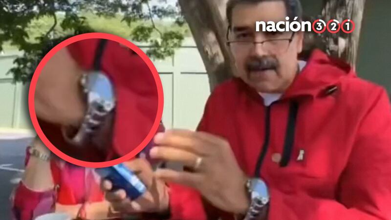 VIDEO: Maduro oculta su reloj de lujo durante transmisión sobre elecciones en Venezuela