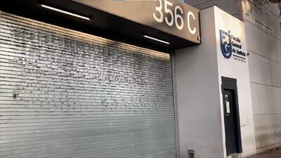 Un convoy con los detenidos ingresó a la Fiscalía en Avenida Jardín