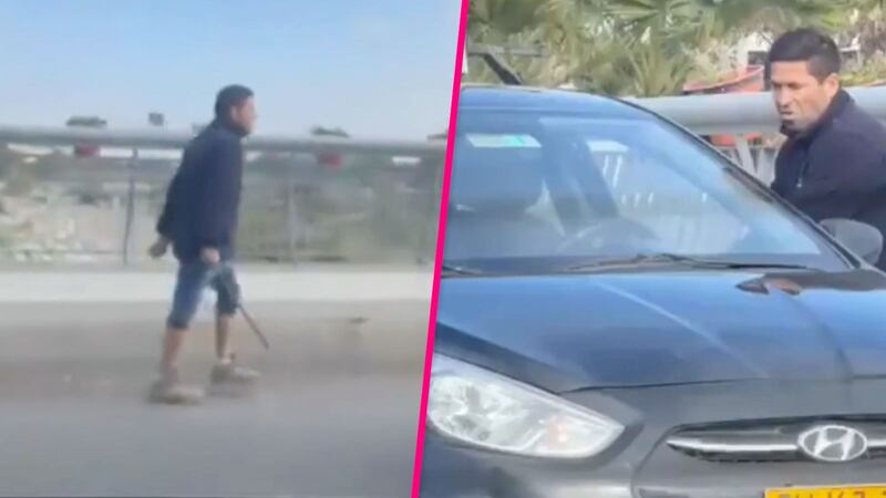 Taxista se baja de su auto a ‘echar pleito’ a un adulto mayor y se le quedan las llaves dentro