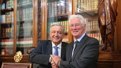 El presidente compartió una imagen de su reunión