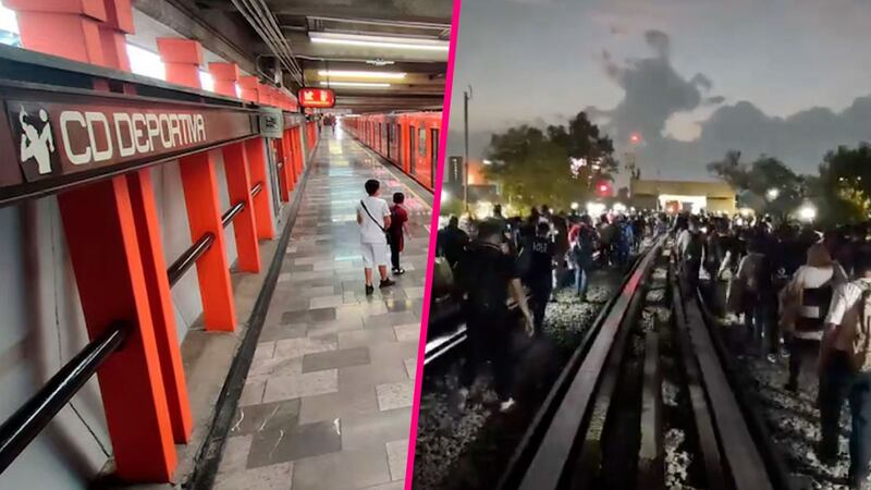 Desalojan a usuarios de las Líneas 8 y 9 del Metro de la CDMX