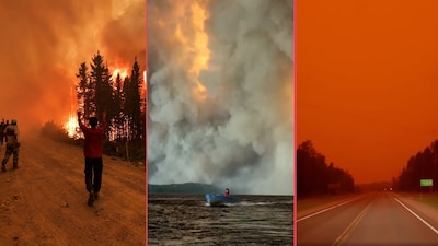 GALERIA: La peor temporada de incendios forestales en Canadá deja impactante imágenes