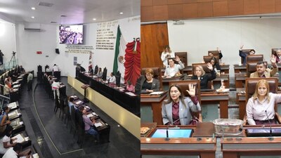 A unos minutos de haber sido enviado el dictamen, ya se empezó a avalar la reforma