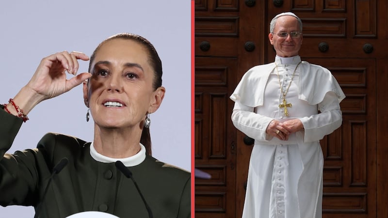 Sheinbaum desea pronta recuperación al papa León XIV tras cirugía por cáncer de pulmón