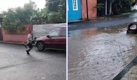 VIDEO: Veracruzanos captaron momento exacto en el que comenzó la inundación en Poza Rica