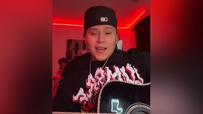 Cantó La Guadalupana, para conmemorar a la Virgen el 12 de diciembre