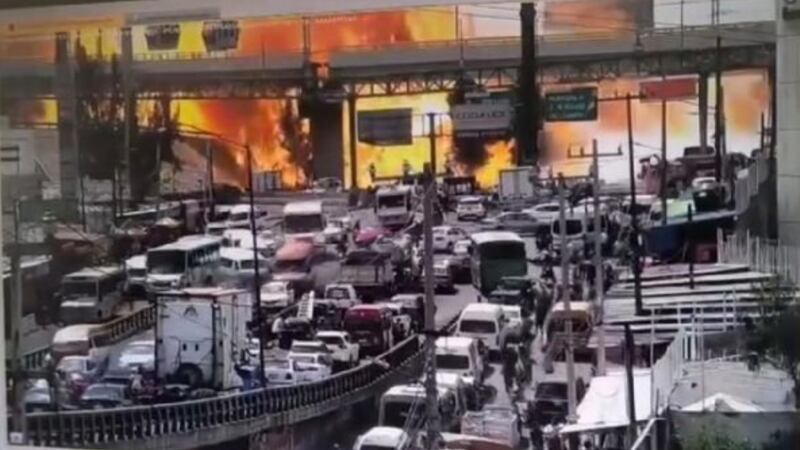 Circula en redes nuevo video de la explosión de pipa en Puente de la Concordia, en Iztapalapa
