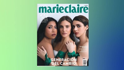 Las jóvenes posan para Marie Claire con la pañoleta verde, símbolo de la legalización el aborto