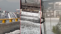 GALERIA: Granizada pinta de blanco colonias de la GAM; daños e inundaciones por intensa tormenta