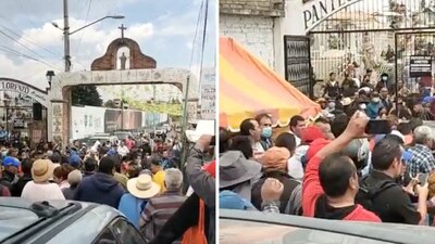 La disputa entre los pobladores se originó por la administración del panteón de ese lugar