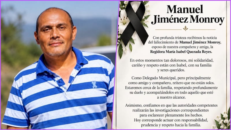 Asesinan a esposo de regidora de Temascalapa; lo hallan en camino de terracería