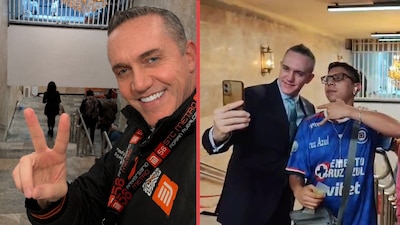 Adrián Rubalcava desata polémica por foto hecha aparentemente con IA en el Metro CDMX