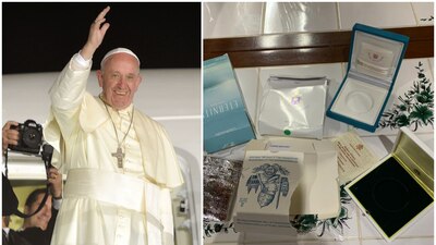El embajador de México en el Vaticano señaló que los objetos fueron robados de las maletas.
