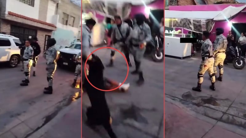 VIDEO: Elementos de la GN disparan contra un civil y un perro durante operativo fallido