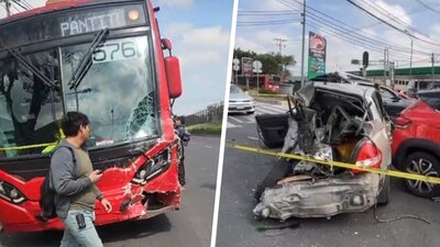 De acuerdo con la versión del operador el incidente ocurrió debido a una falla mecánica en la unidad