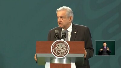 El presidente ofreció su conferencia de prensa desde Sonora