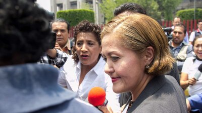 La todavía legisladora local "independiente" no ofreció comentarios a la prensa