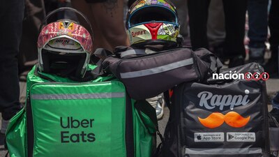 Trabajadores de Uber y didi se manifiestan