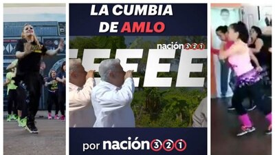 En clases y eventos, ha sonado la 'Cumbia de AMLO'