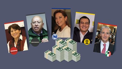 El financiamiento de campañas políticas en el Edomex también proviene de particulares